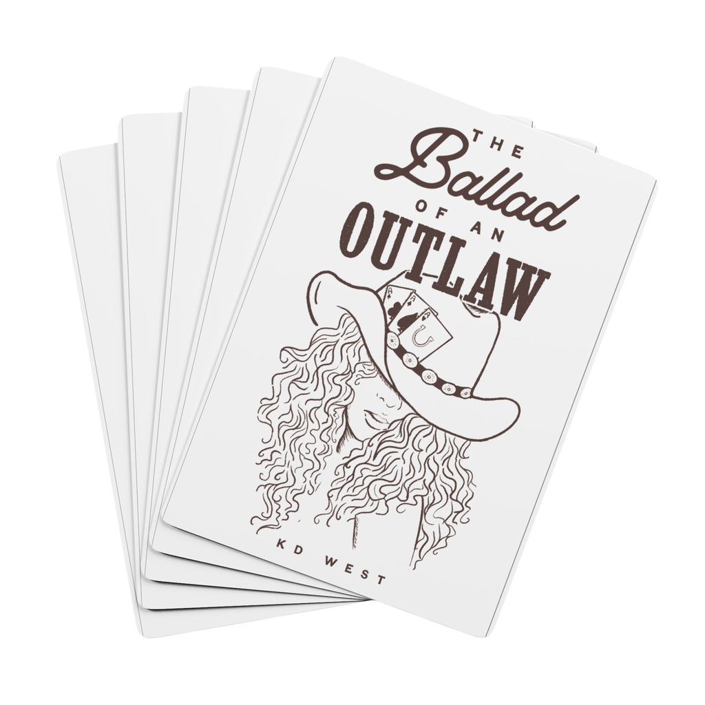 Poker Playing Cards – “The Ballad of an Outlaw” Western Artisan Deck