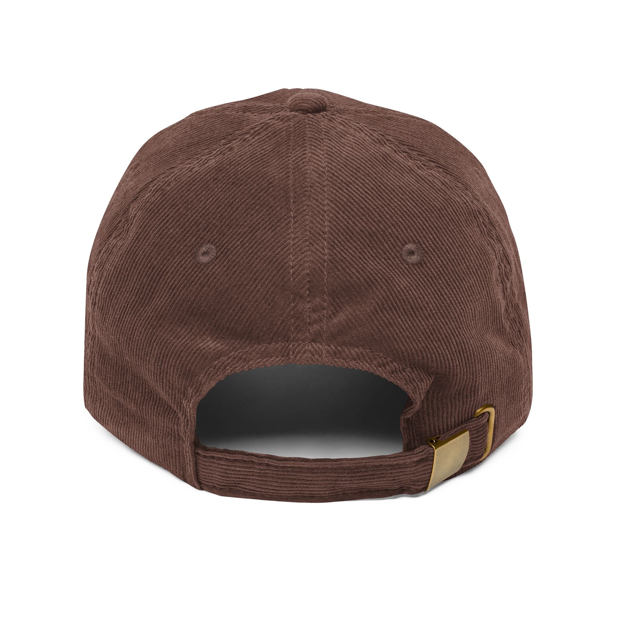 Corduroy Baseball Cap — “The Ballad of an Outlaw” Embroidered Vintage Hat