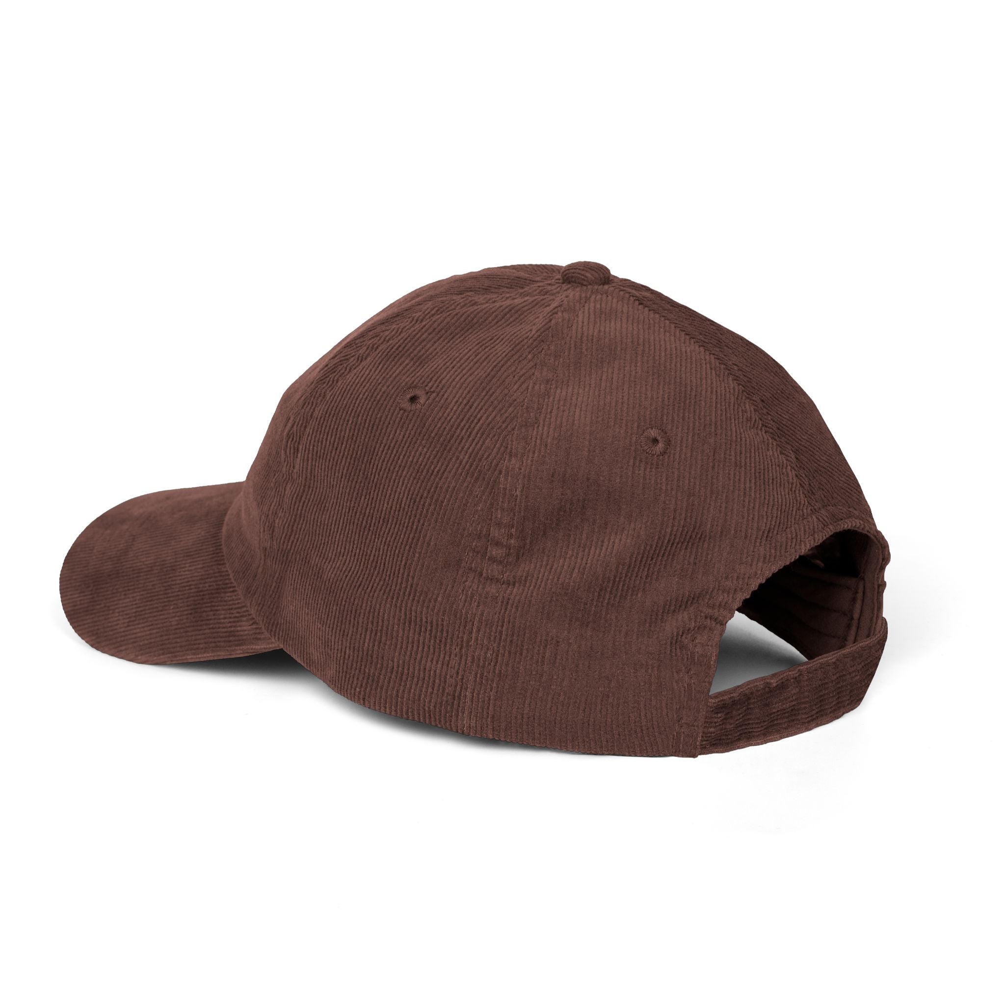 Corduroy Baseball Cap — “The Ballad of an Outlaw” Embroidered Vintage Hat
