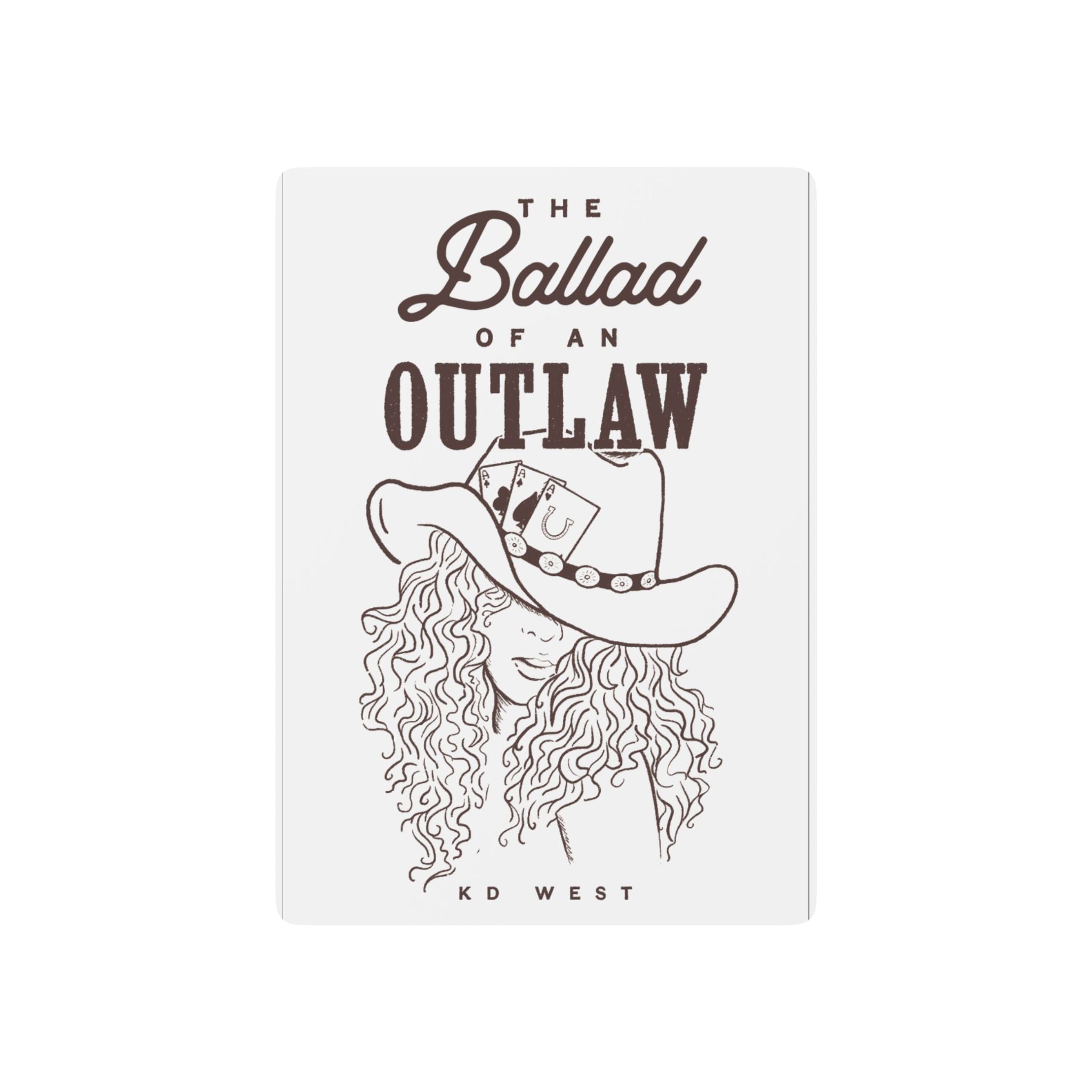 Poker Playing Cards – “The Ballad of an Outlaw” Western Artisan Deck